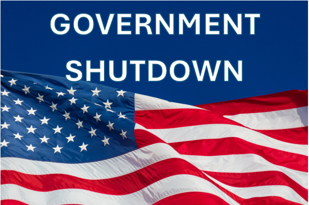 Government Shutdown Flag